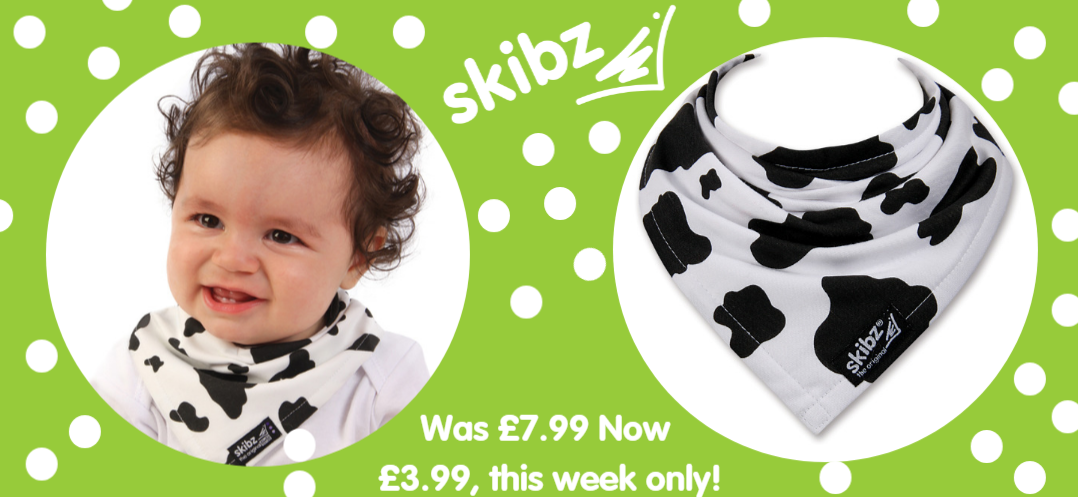 Cow-print-bandana-dribble-bib